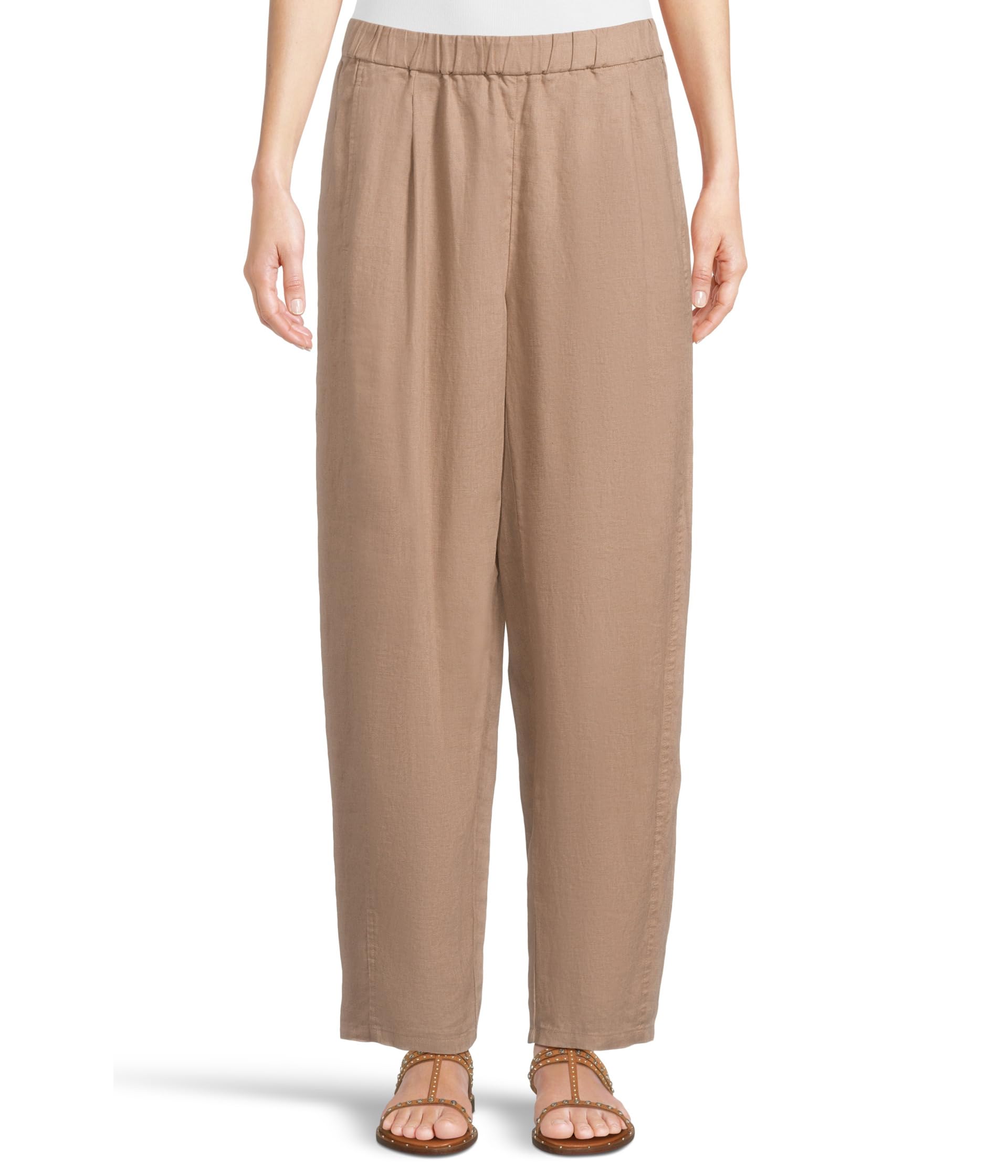 

Брюки Eileen Fisher Ankle Pleated Lantern Pants, цвет Cocoa