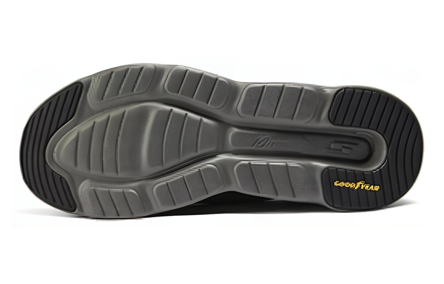 Кроссовки мужские низкие черные/угольные Skechers — фото 4