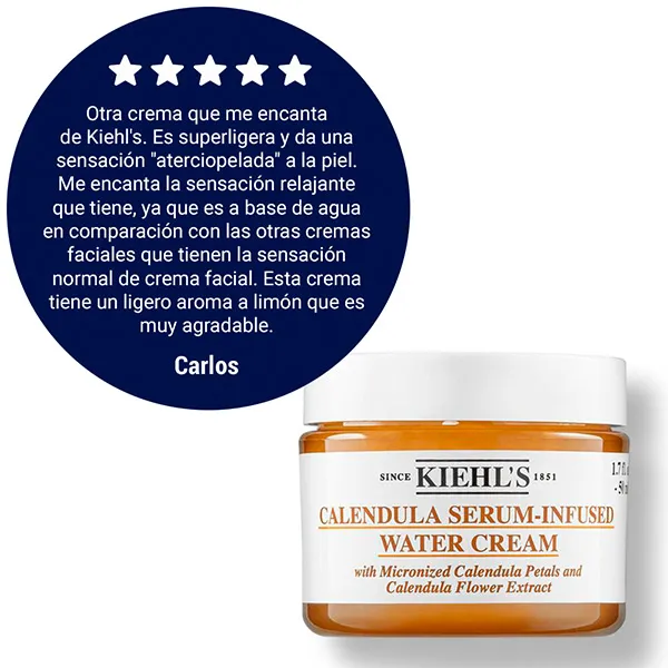 Тоник Kiehl's — Увлажняющий Calendula Serum-Infused Water Cream, 50 мл — фото 3