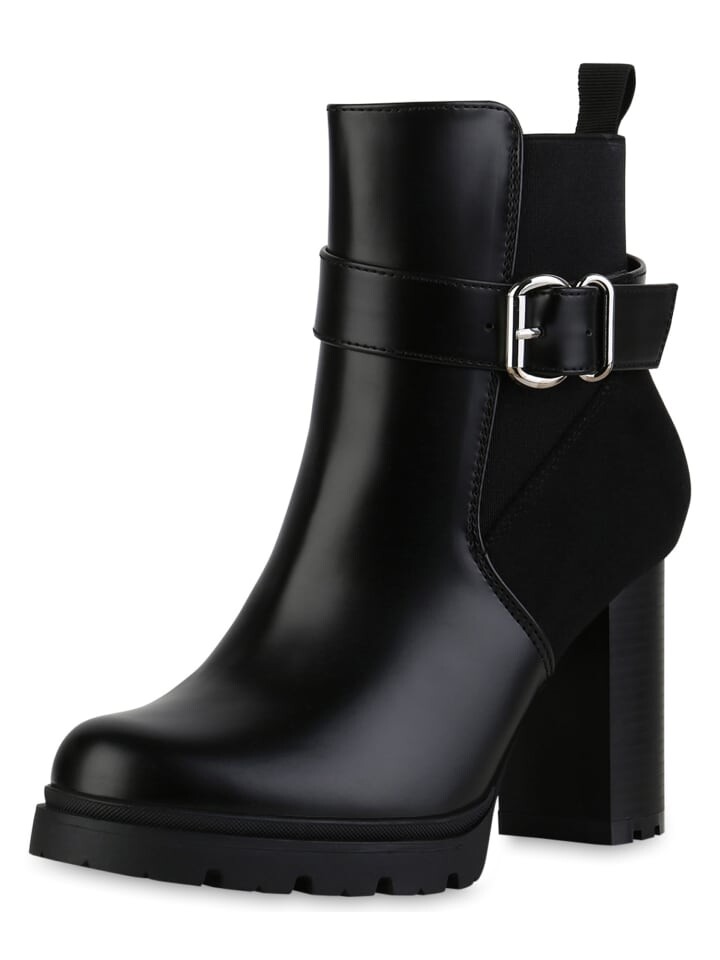 Ботильоны VAN HILL Biker Boots Aria, черный