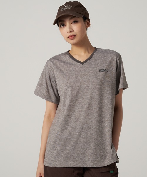 

Футболка с коротким рукавом, асимметричный крой Eddie Bauer, серый