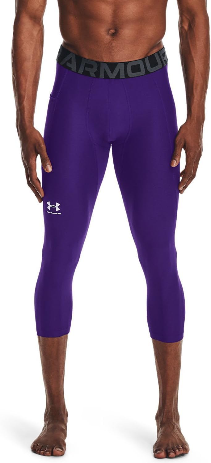 

Under Armour мужские HeatGear Armour леггинсы 3/4, Purple (500)/White