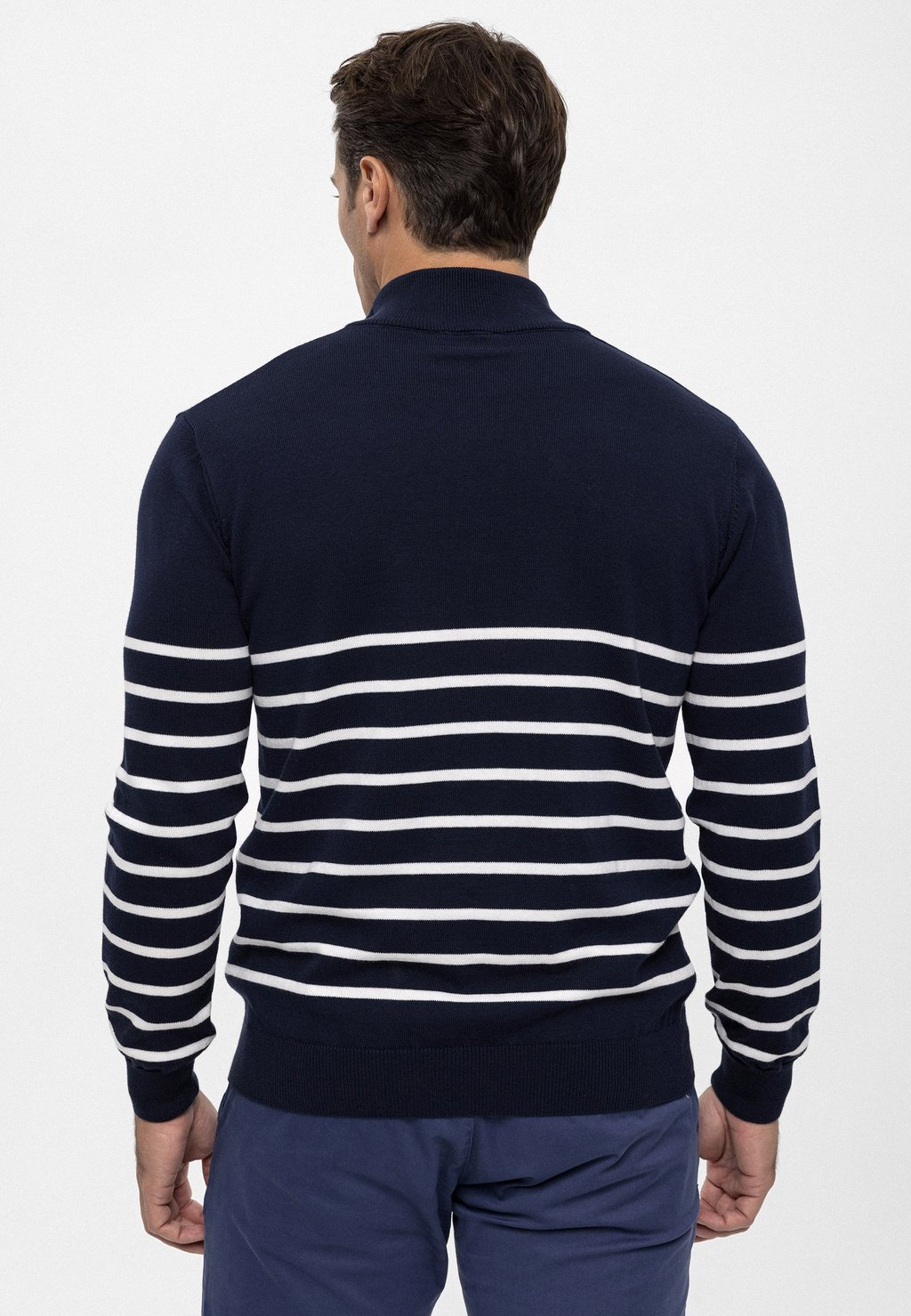 

Джемпер HALF ZIP STRIPED Felix Hardy, темно-синий