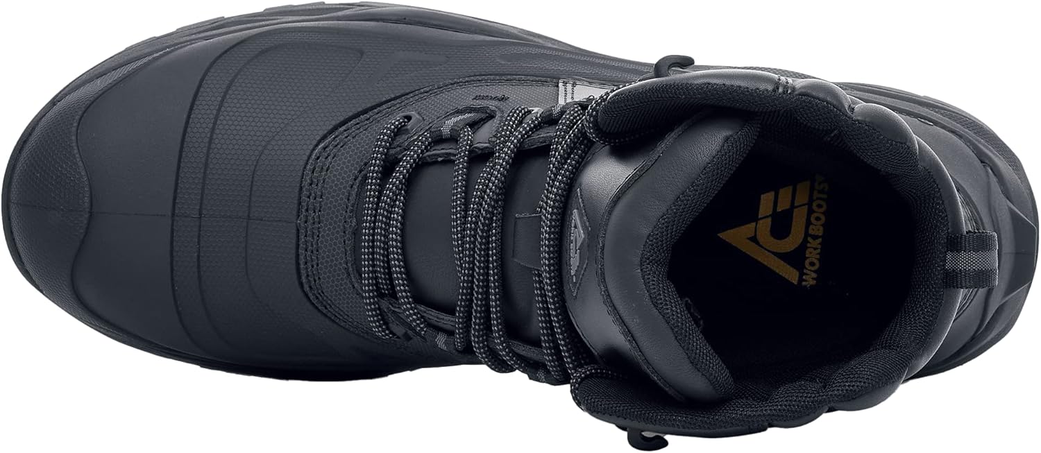 Ботинки Shoes for Crews ACE Fargo II для мужчин и женщин, унисекс, с композитным носком (CT), стойкие к скольжению, водонепроницаемые, черный — фото 3