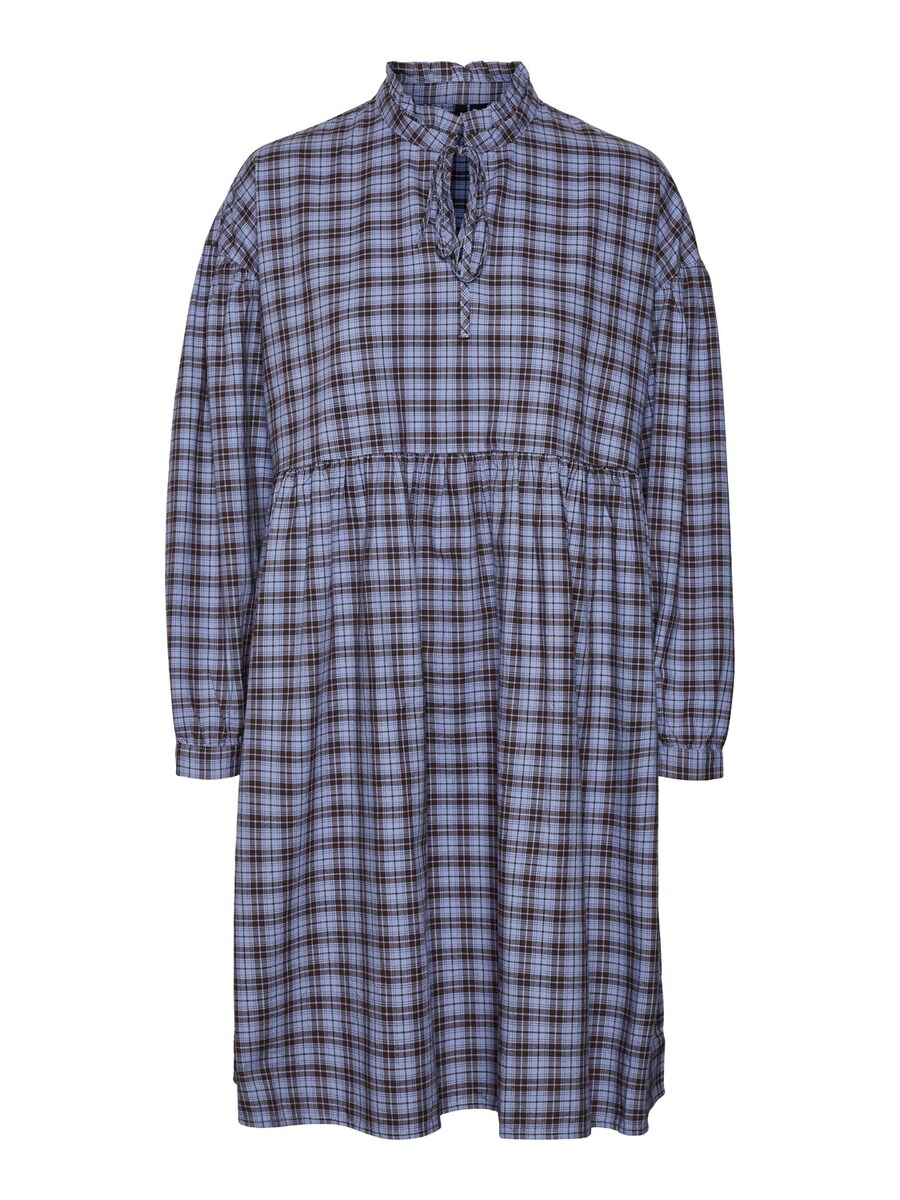 

Платье рубашка VERO MODA Shirt Dress FRANY, цвет blue/ultramarine blue