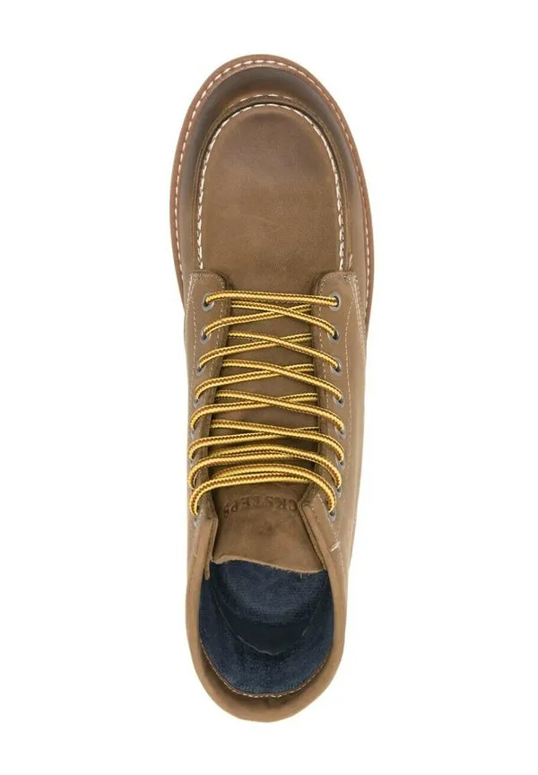 Ботинки oakland средней высоты на шнуровке до щиколотки Docksteps, Light Brown — фото 3
