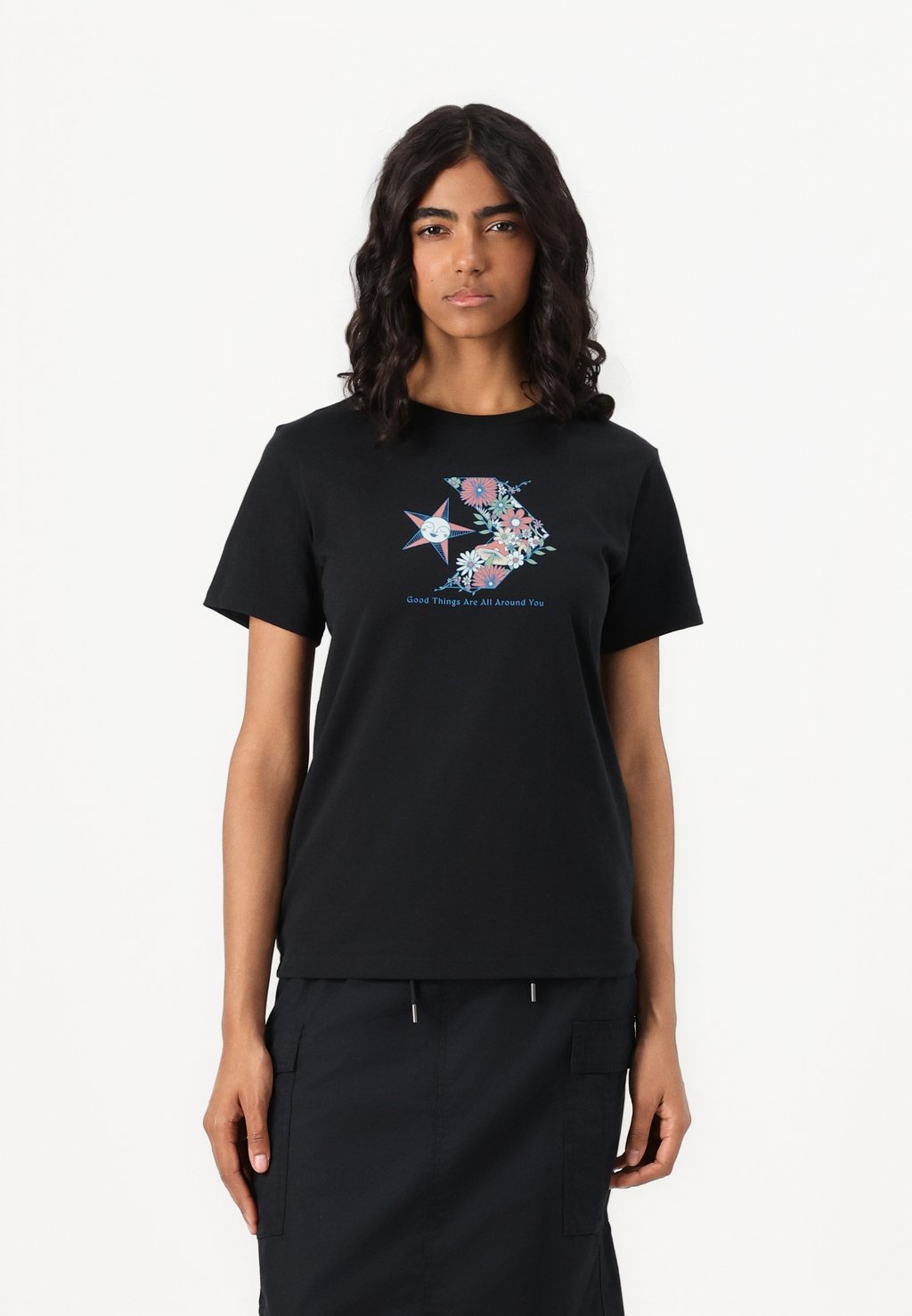 

Футболка с принтом STAR CHEVRON INFILL TEE Converse, белый