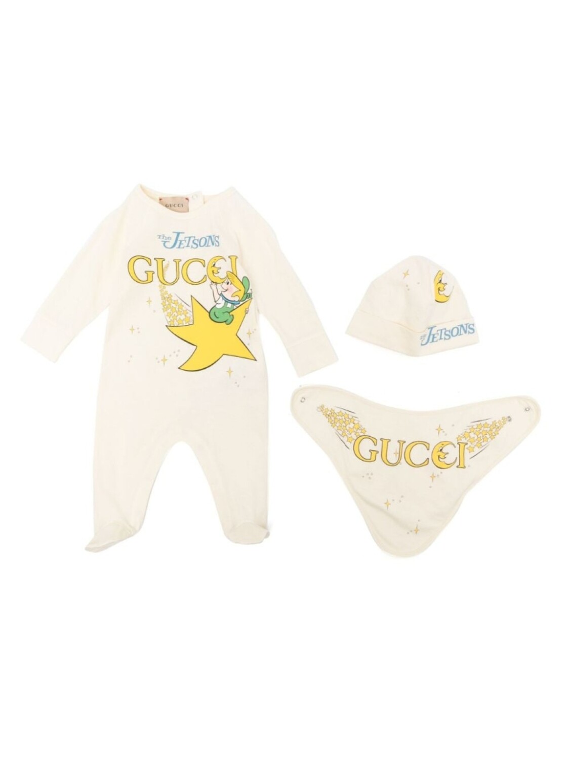 

Gucci Kids подарочный набор из коллаборации с The Jetsons, желтый