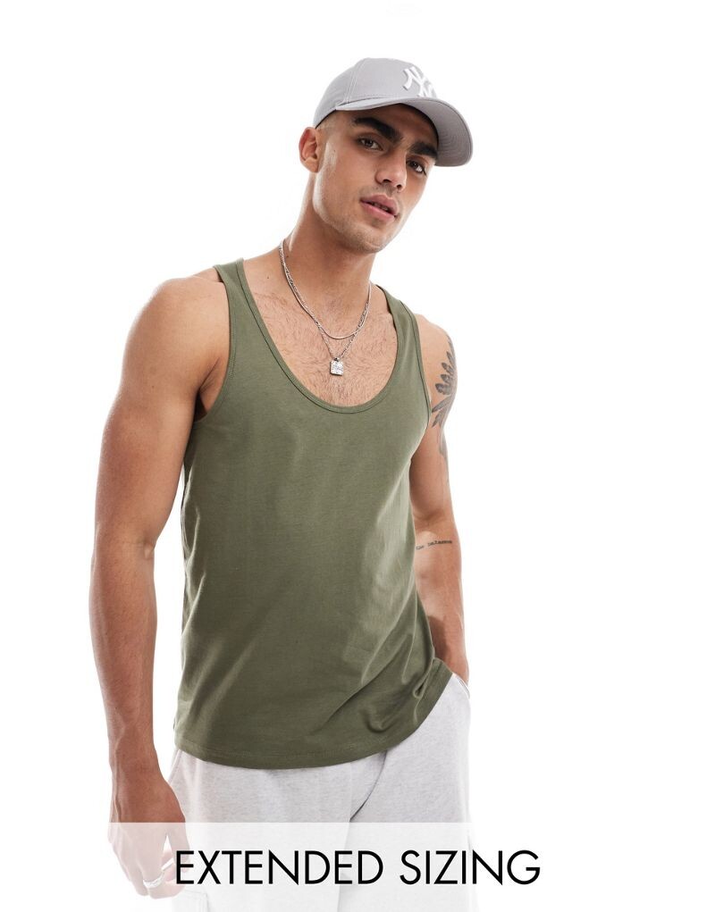 

Жилет цвета хаки ASOS DESIGN