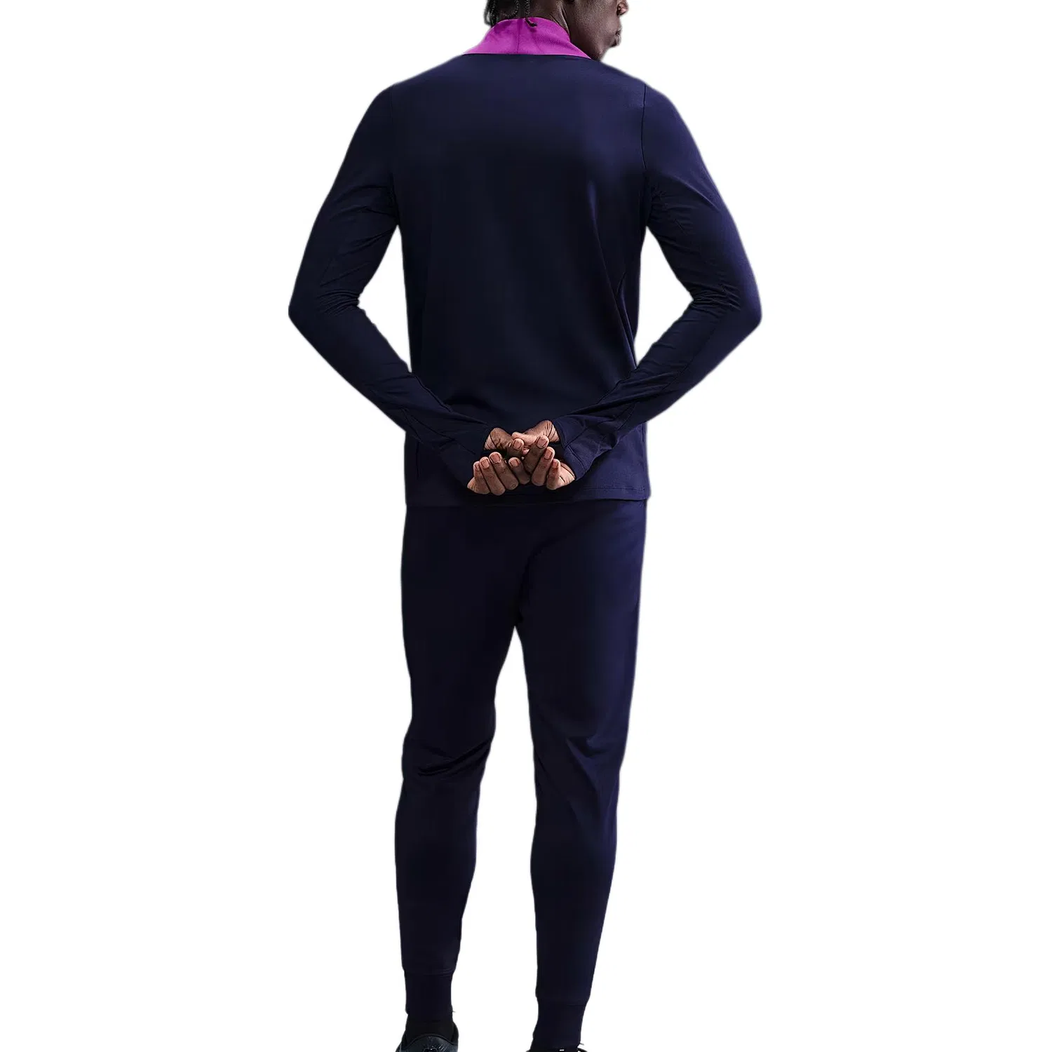 Футбольная тренировочная куртка FC Barcelona Strike Men's Dri-FIT Nike, Imperial Purple — фото 4