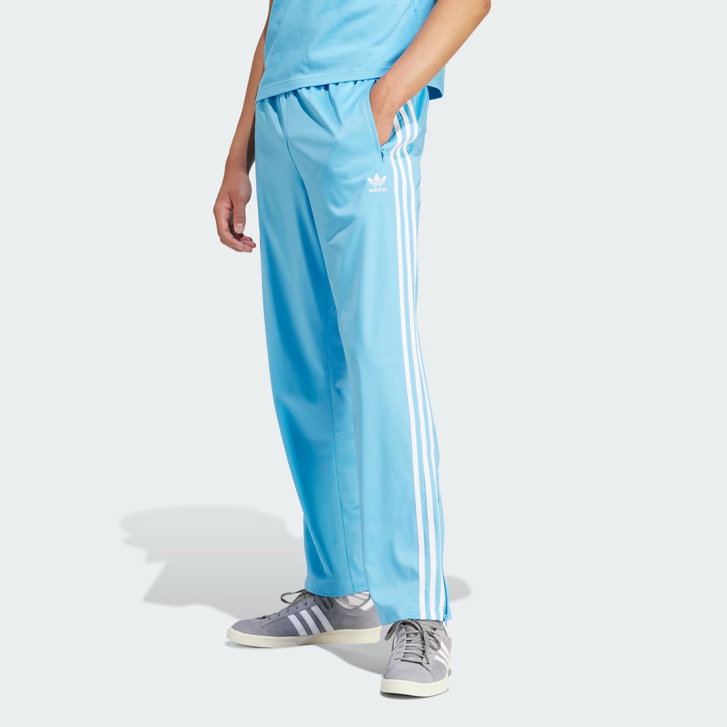Классические спортивные брюки Firebird Adicolor вязаные мужские наполовину синие Adidas Originals — фото 4