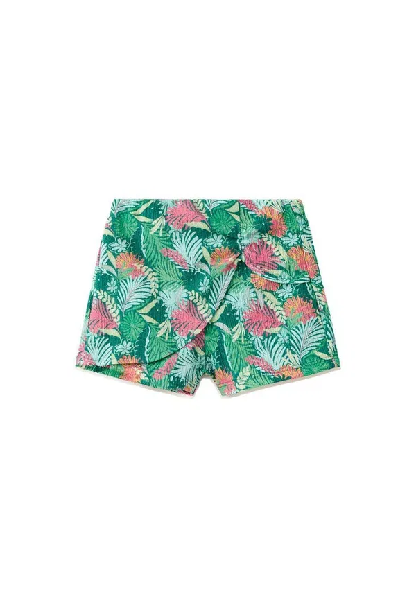 Шорты детские Mango Kids, кораллово-красный