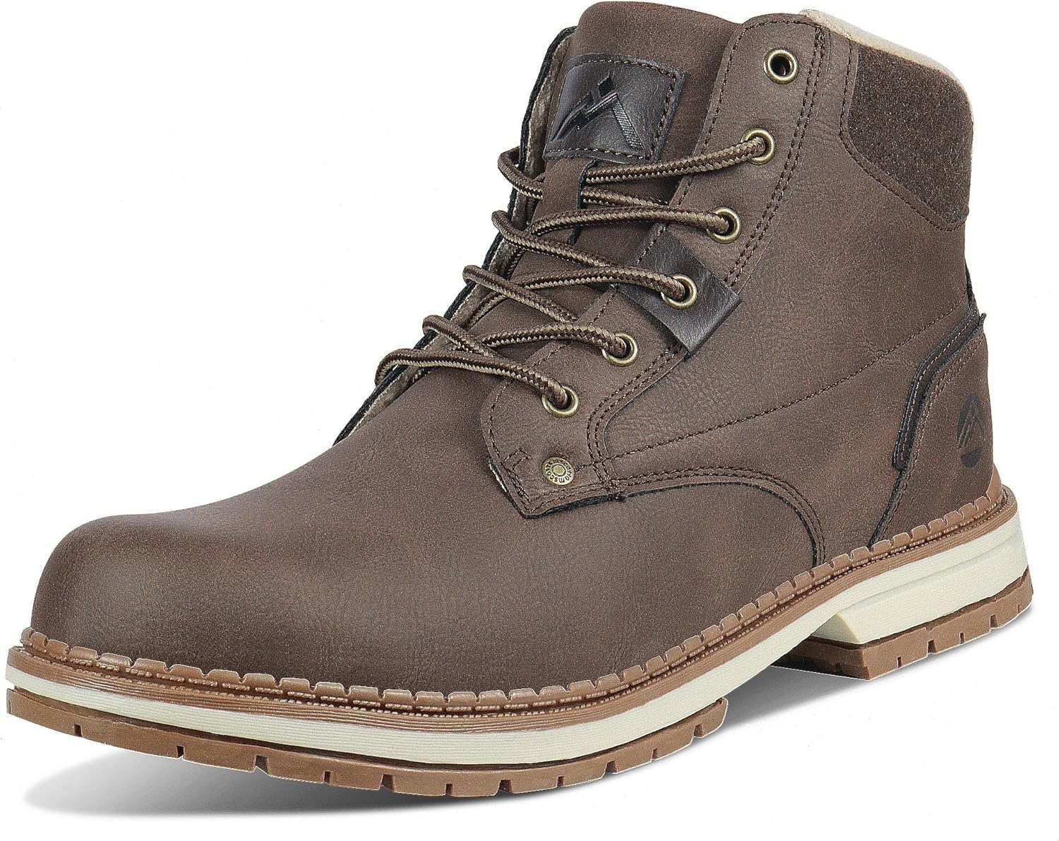 

Мужские походные ботинки CC-Los Водонепроницаемые повседневные ботинки Чукка для мужчин, Brown-32dx