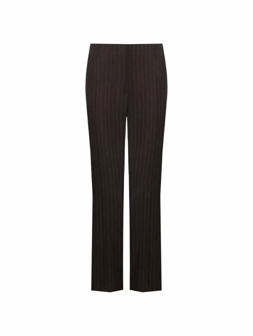 

Укороченные брюки в полоску Dries Van Noten, серый