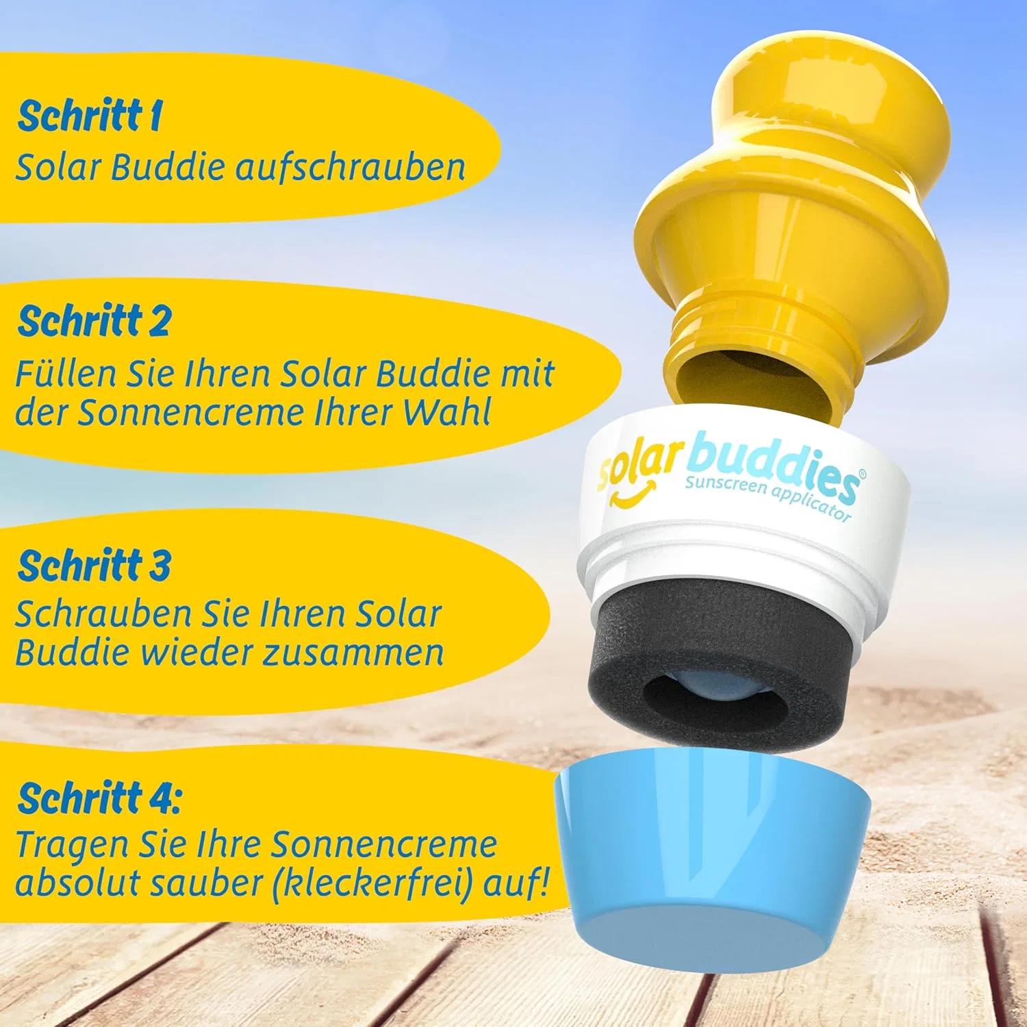 Аппликатор для солнцезащитного крема Solar Buddies синий Solar Buddies, D-Bb — фото 4