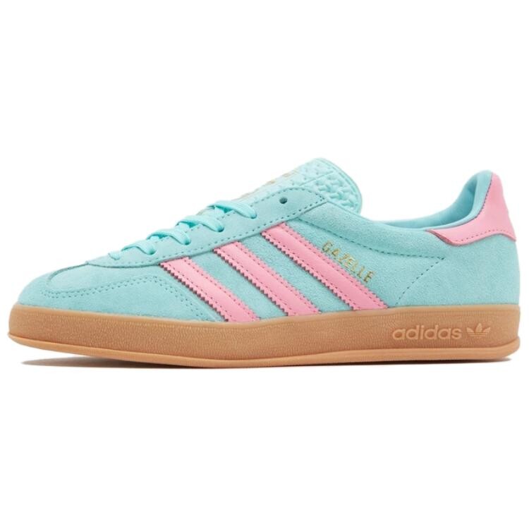 

Кроссовки adidas originals Gazelle Skateboarding Shoes Women's Low-top Blue/pink/brown, синий/розовый/коричневый