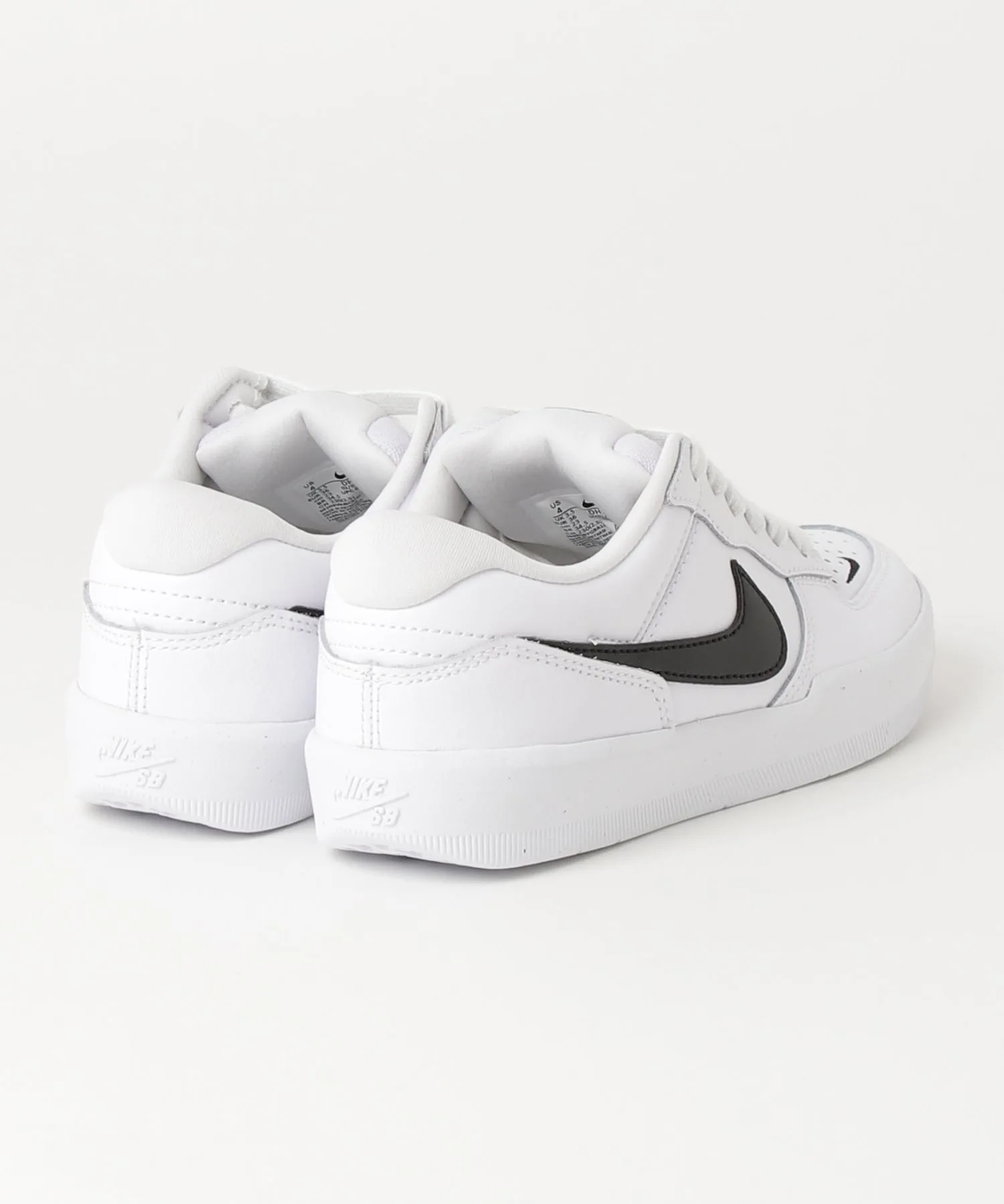 Унисекс кожаные кеды NIKE SB Force 58 Premium чёрные — фото 3