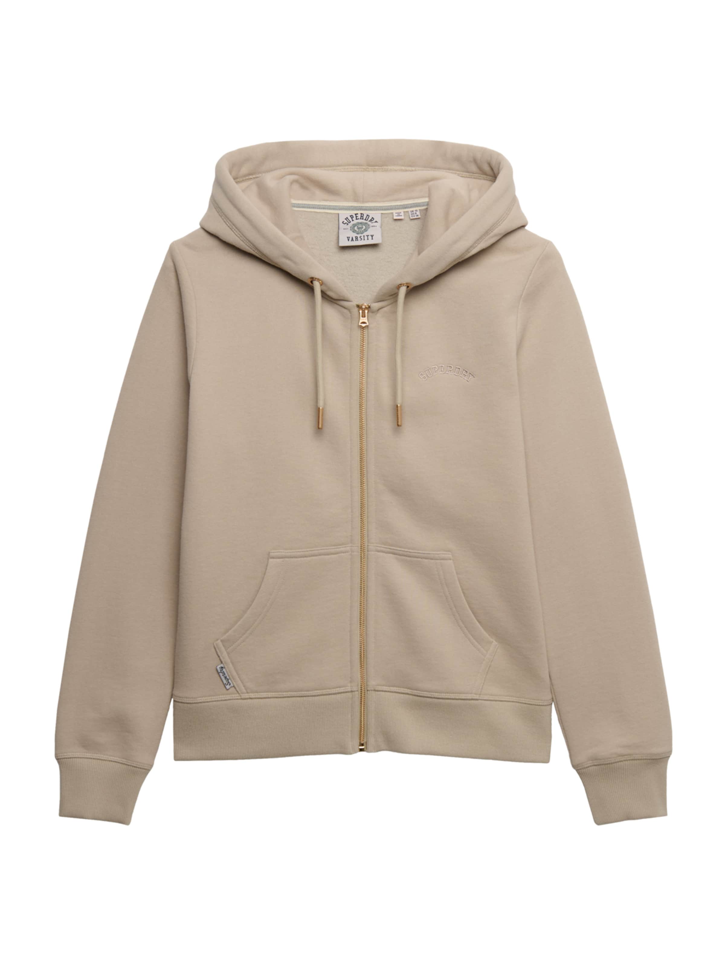 

Superdry & Co Толстовка с молнией 'ESSENTIAL' в цвете Taupe