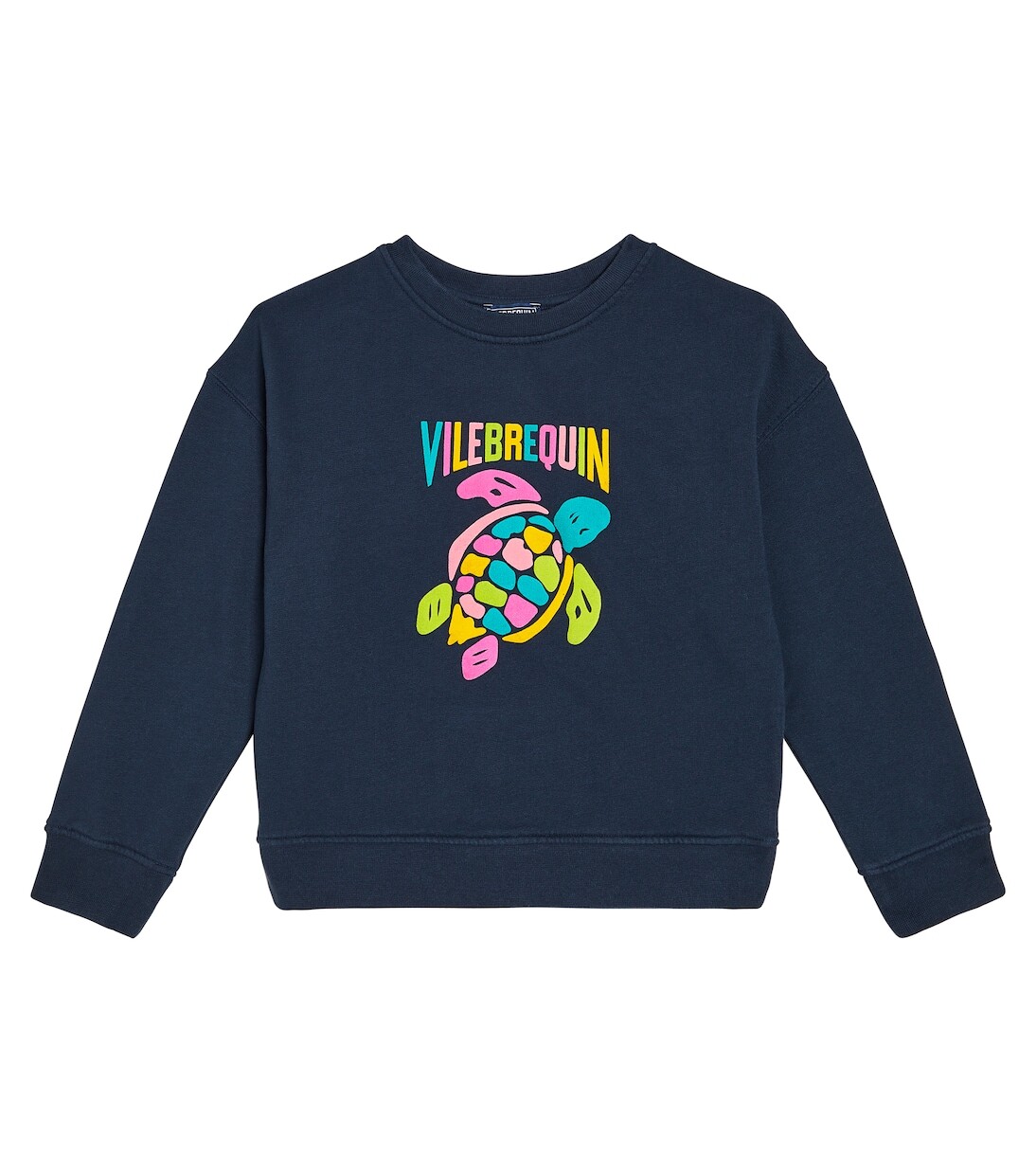 

Толстовка из хлопкового джерси с логотипом Vilebrequin Kids, мультиколор