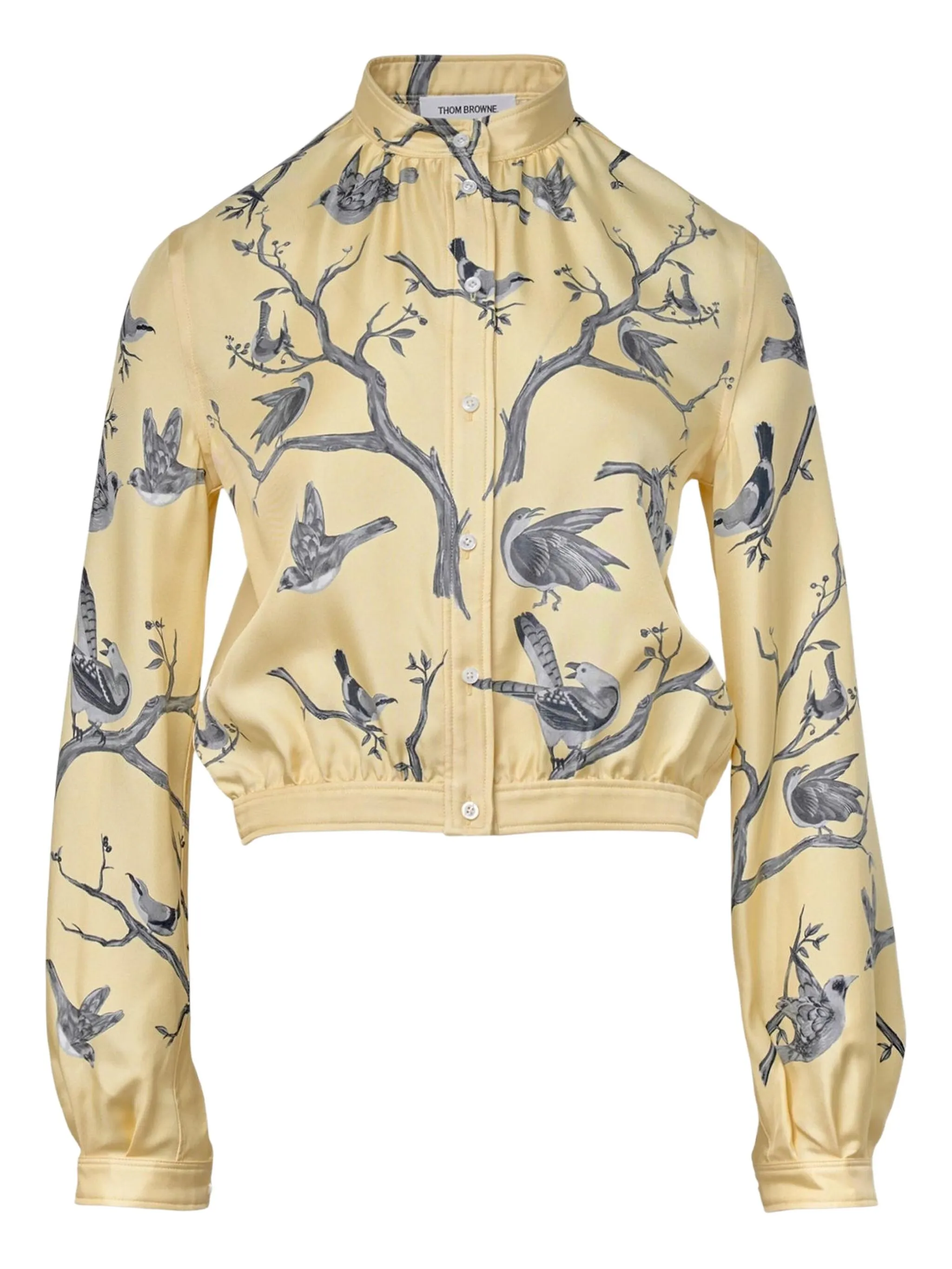 

Топ с принтом Thom Browne, желтый