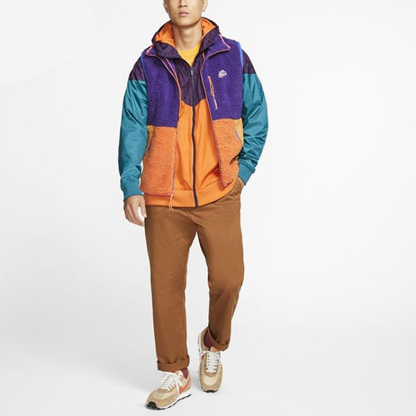 Жилет sportswear sportswear vest purple/orange Nike, фиолетовый — фото 3
