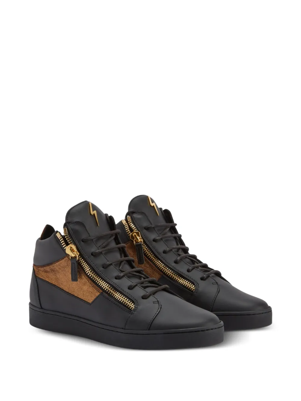 Высокие кеды Kriss с молниями Giuseppe Zanotti, черный — фото 2