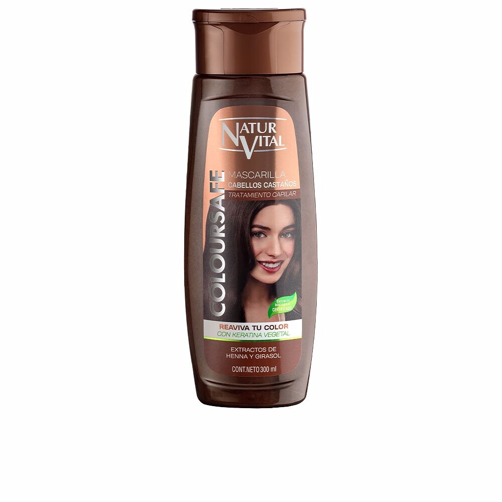 

Маска для волос Mascarilla Coloursafe Castaño Naturvital, 300 мл