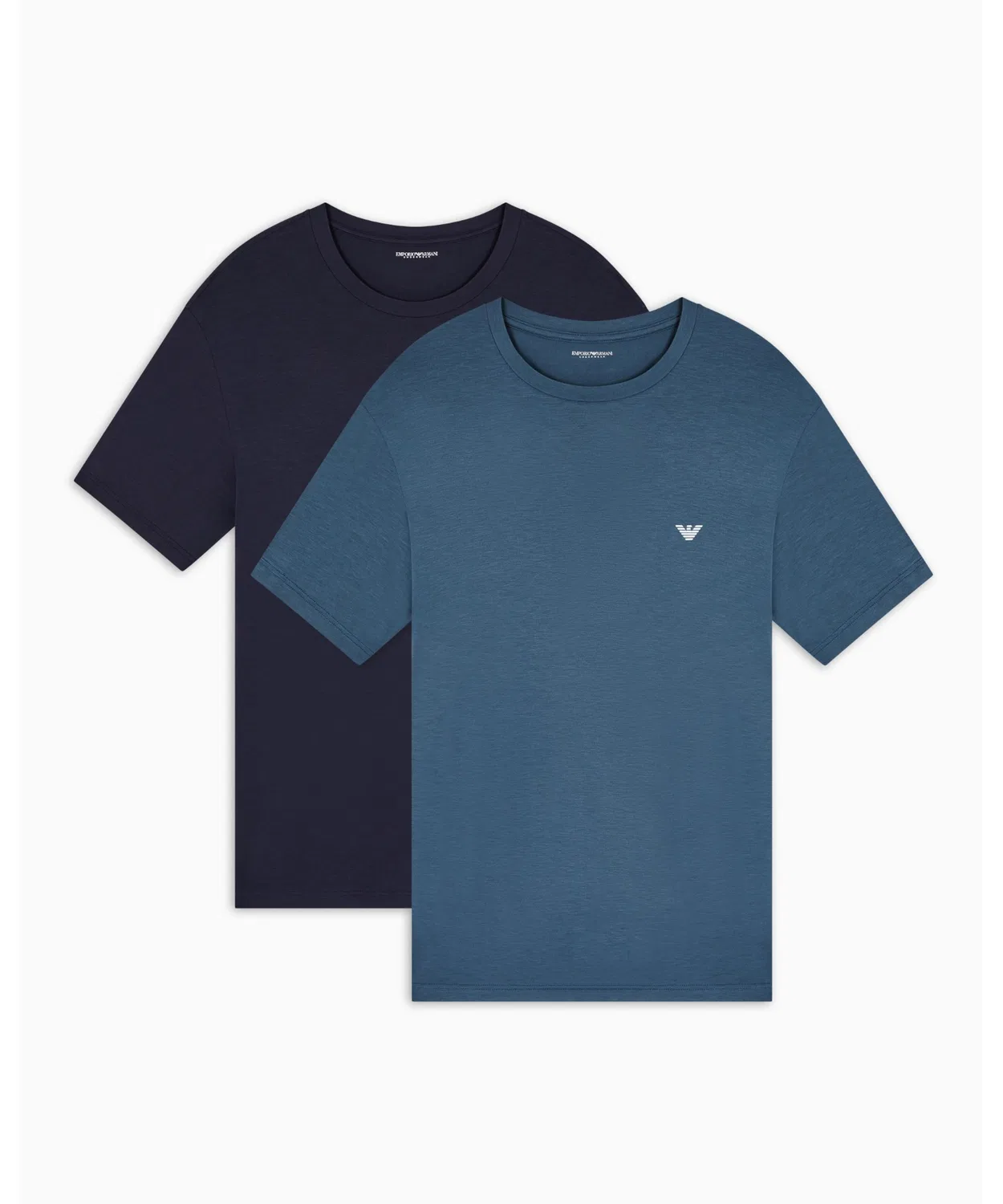 Комплект футболок Emporio Armani ASV из вискозы, 2 шт., синий