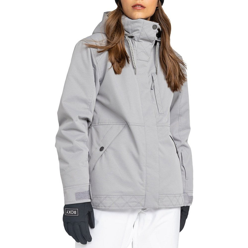 

Утепленная сноубордическая куртка Roxy Billie (женская) - зима 2024 года, Heather Grey