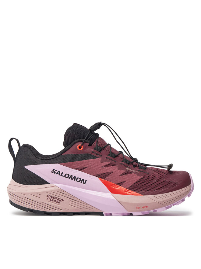 Кроссовки Sense Ride 5 Gore-Tex L47592300 Salomon, фиолетовый