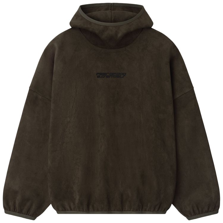 

Толстовка Fear of God Essentials из замшевого флиса, современная, коричневого цвета