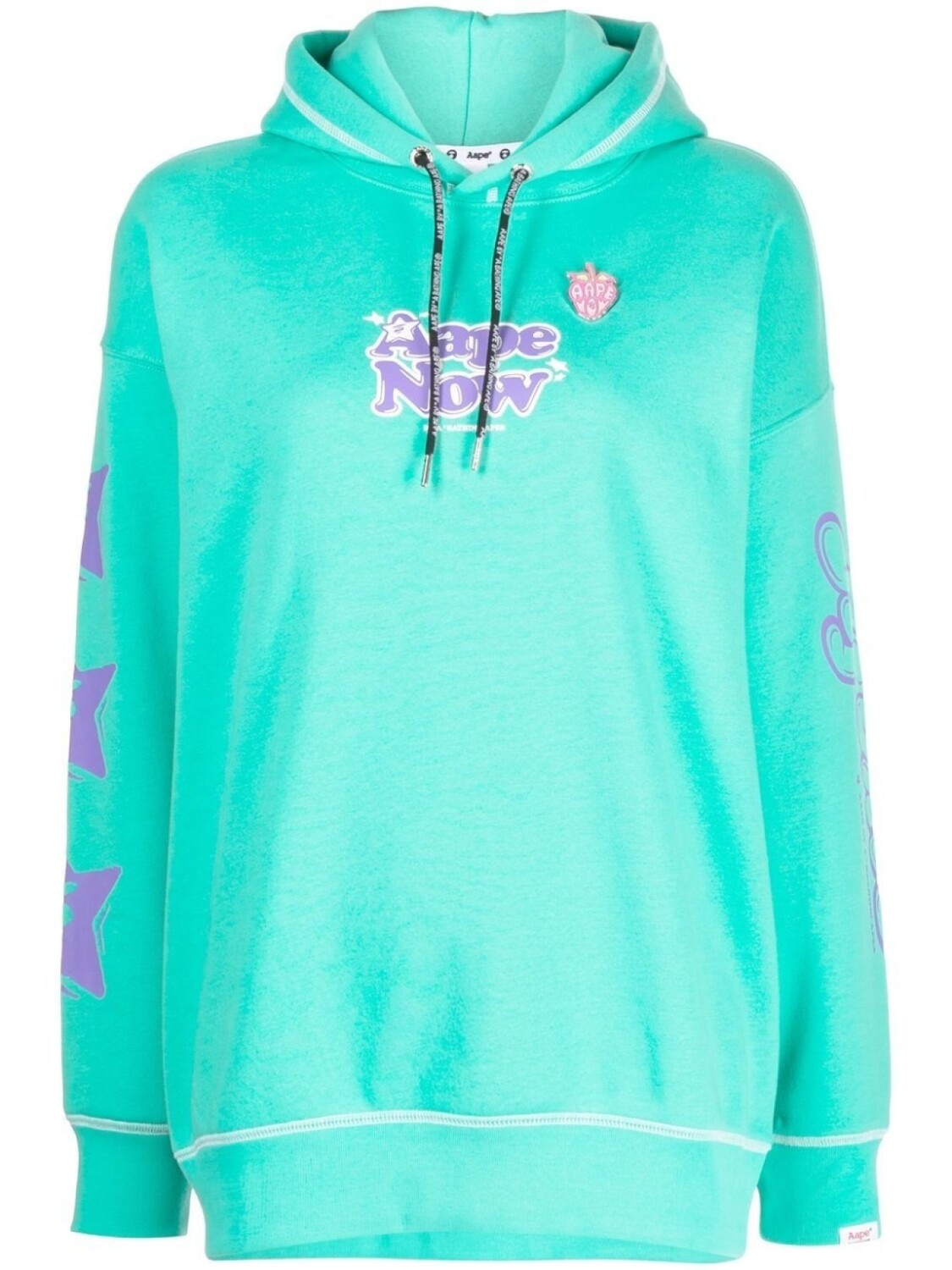 

AAPE BY *A BATHING APE худи с логотипом, зеленый