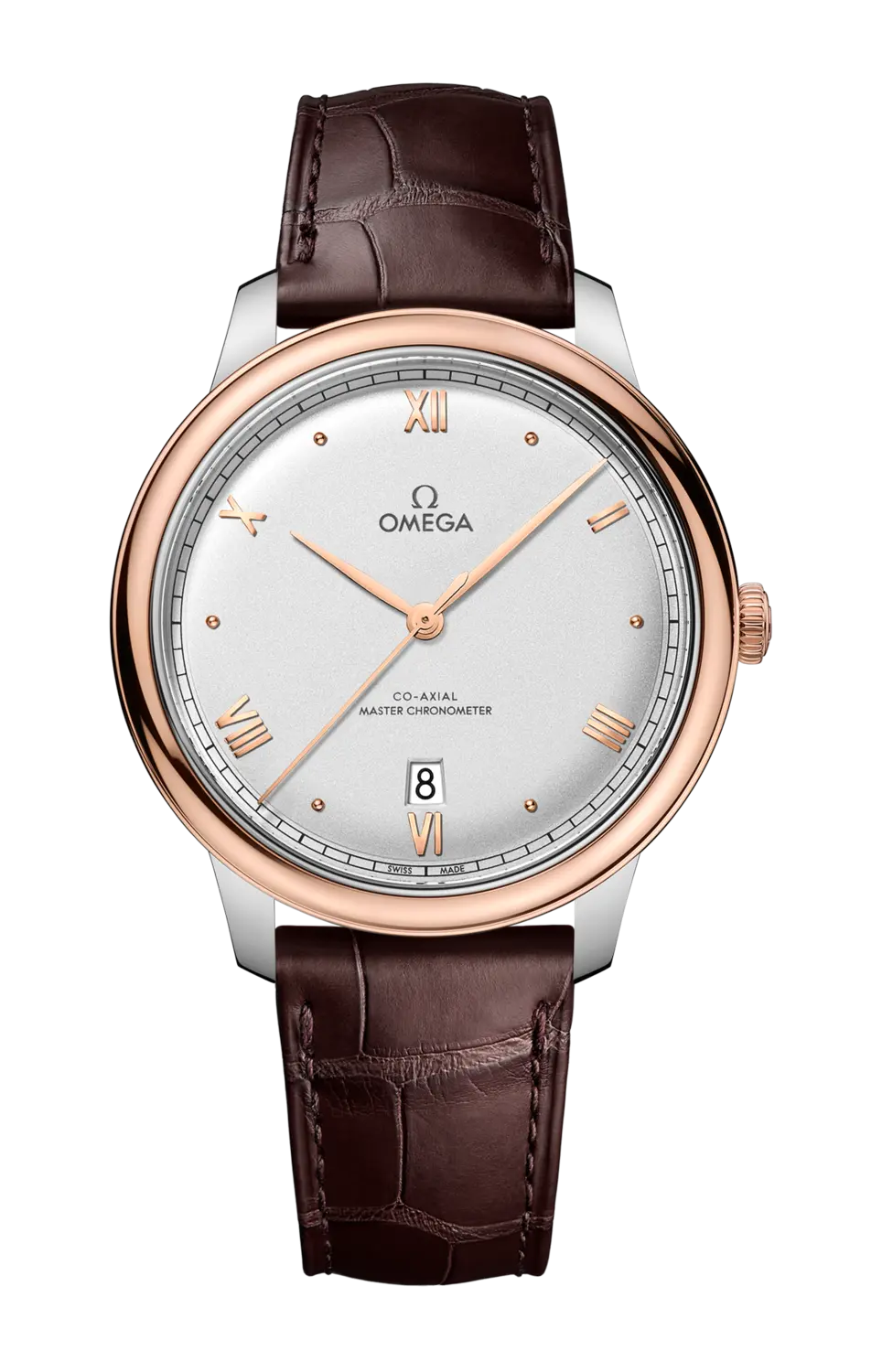 

Часы Omega De ville prestige co‑axial master chronometer с розовым золотом 40 мм