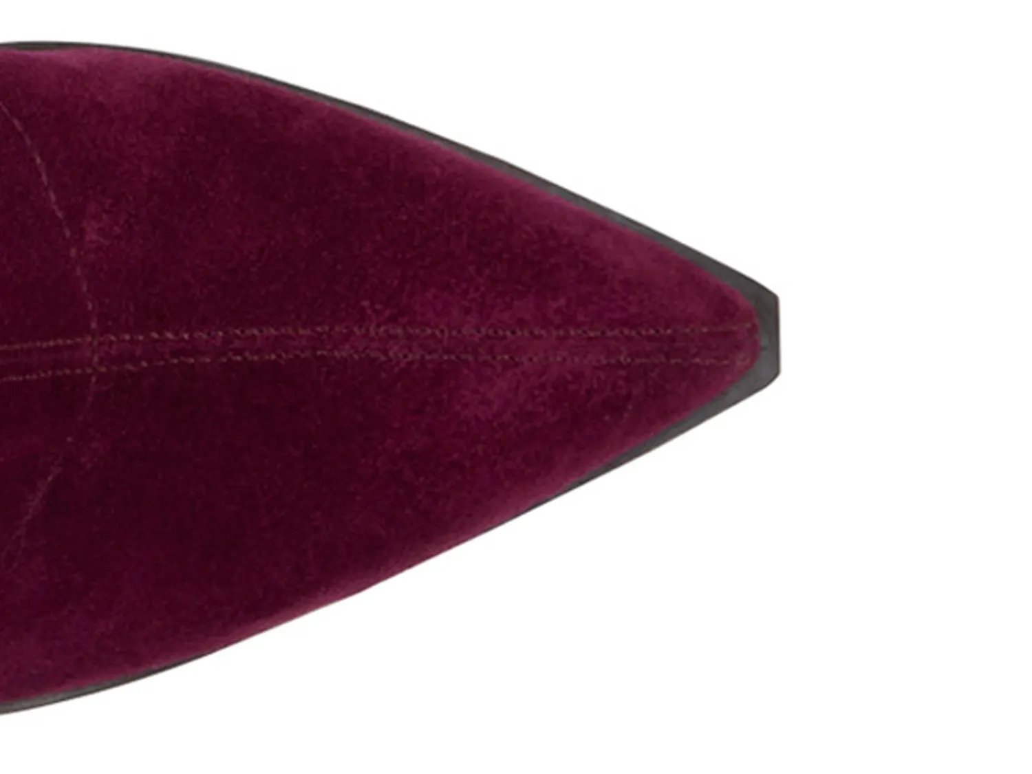 Ботинки Vince Camuto Lorrys Bootie, Wine Red Suede — фото 3