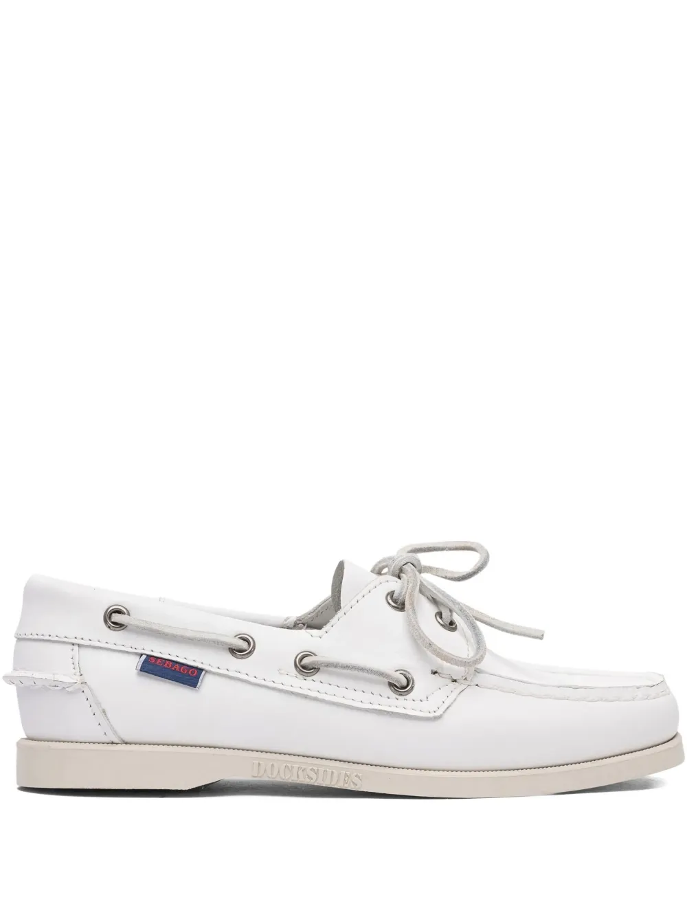 Туфли-лодочки из кожи Docksides Portland Sebago, белый
