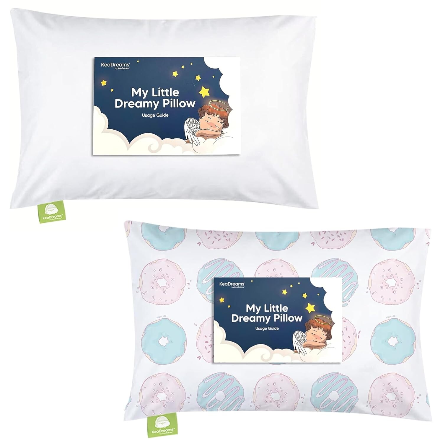 

Kea Подушка для малышей с наволочкой - 13x18 My Little Dreamy Pillow, подушки для сна для малышей из органического хлопка, детские подушки, дорожные подушки, мини-подушка, детская подушка, подушка для детской кроватки KeaBabies