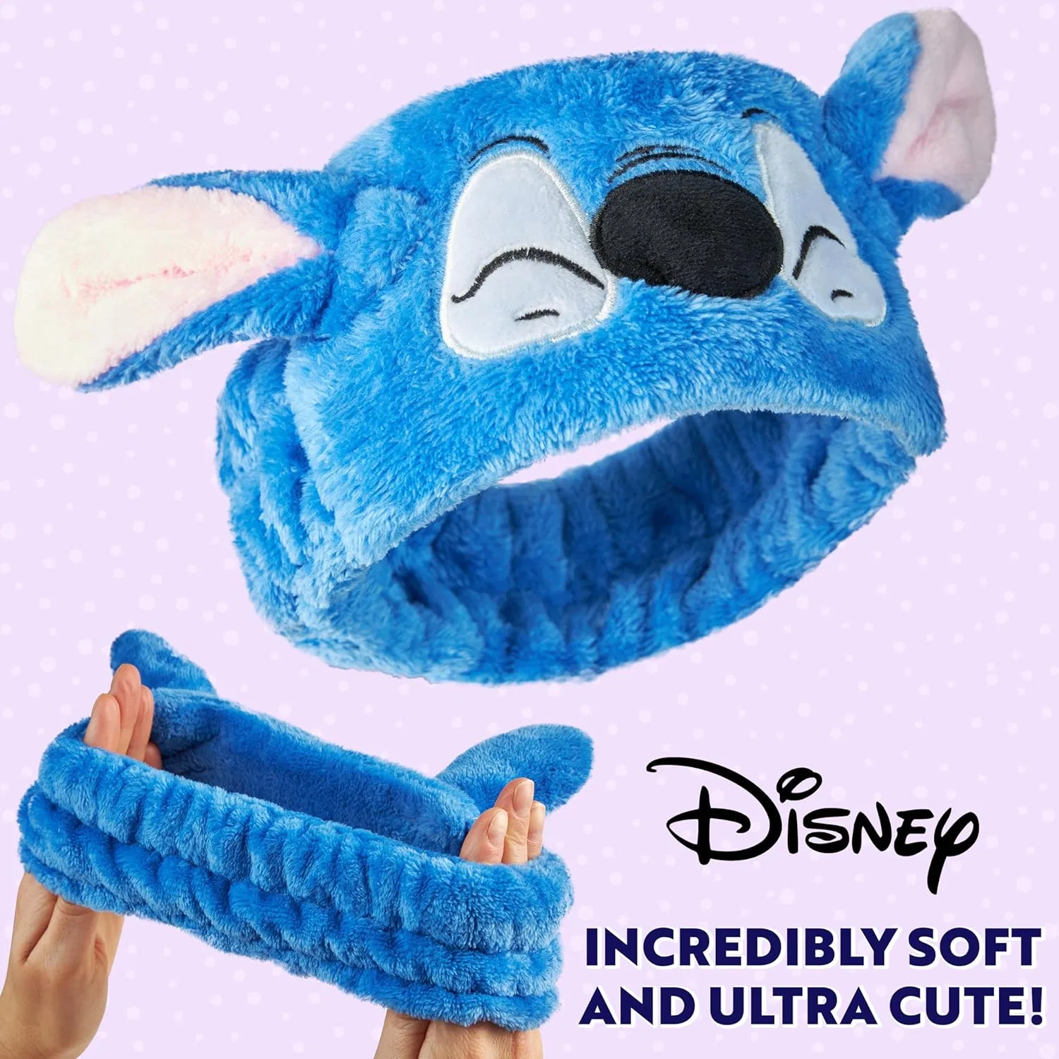 Набор кистей для макияжа Disney Lilo and Stitch с повязкой и чехлом Disney, Blue — фото 3