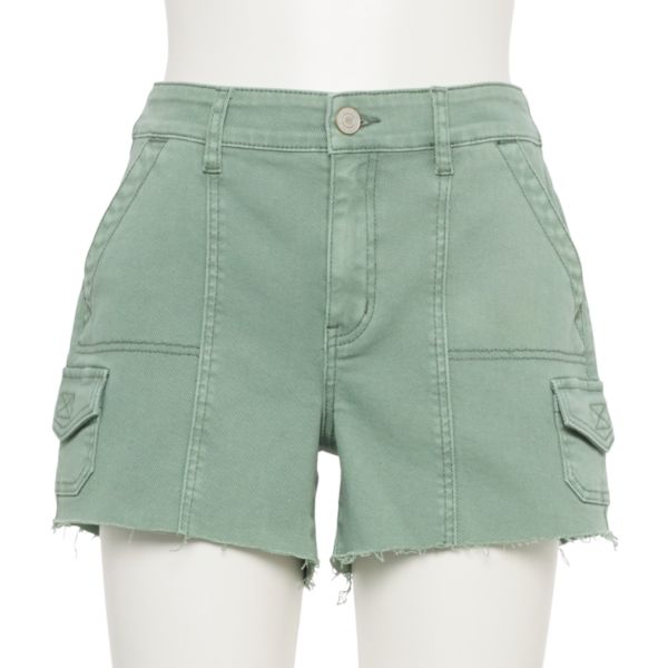 

Юношеские высокие миди-шорты с карманами So, цвет metal rock