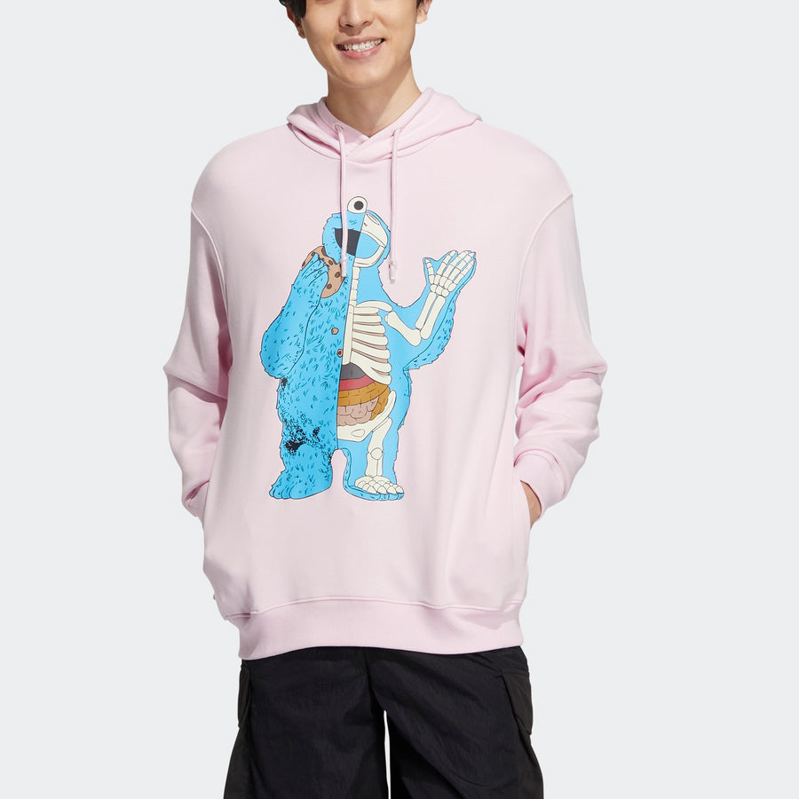 Худи adidas neo x JF FW22 U jf ss hdy 1, розовый — фото 2