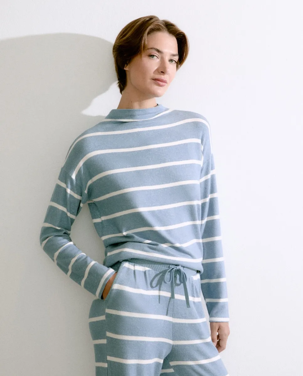 

Женский джемпер с воротником Перкинс Énfasis, синий