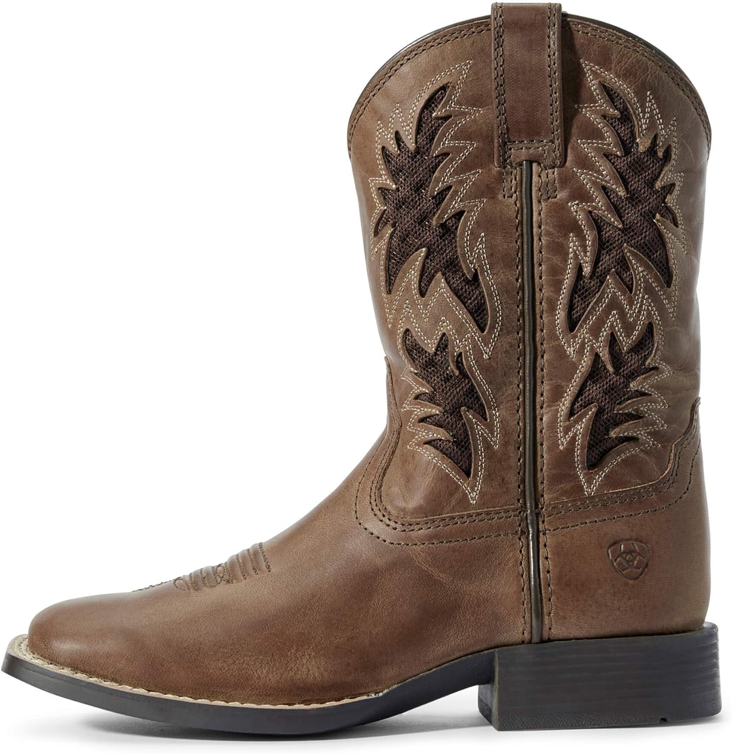 Детские ковбойские сапоги Ariat VentTEK в стиле унисекс, Cognac Candy/Cantle Cream — фото 2