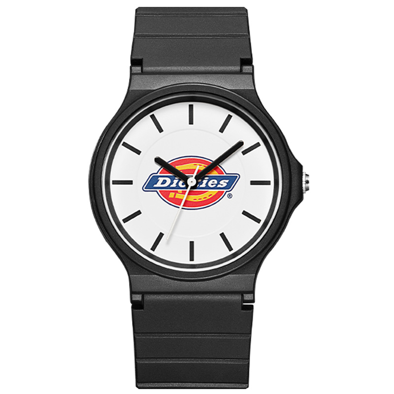 

Dickies Часы Wrist Watch Quartz Movement Plastic Strap White Dial Women's Watch
