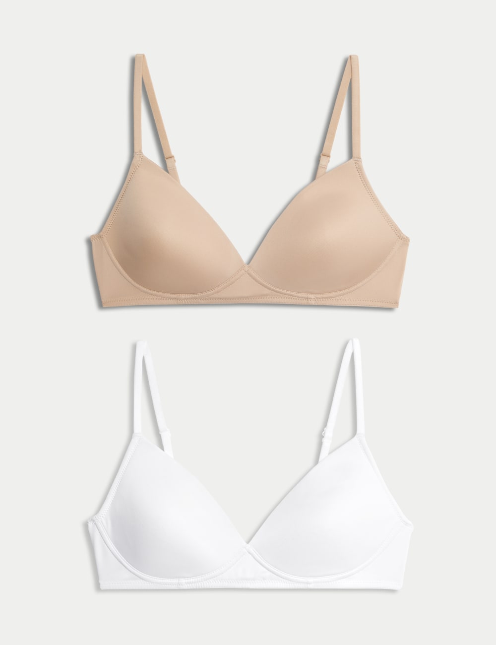 

2 пары бюстгальтеров без косточек First Bras AA-D Marks & Spencer, цвет Opaline mix