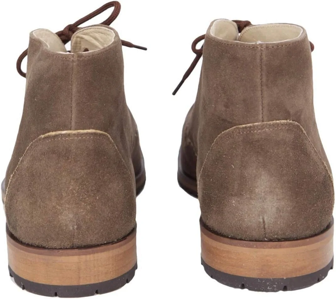 Мужские ботинки, 1989 год, изготовлены из оленьей кожи OLEAN Der Schuhtrachtler, коричневый — фото 4