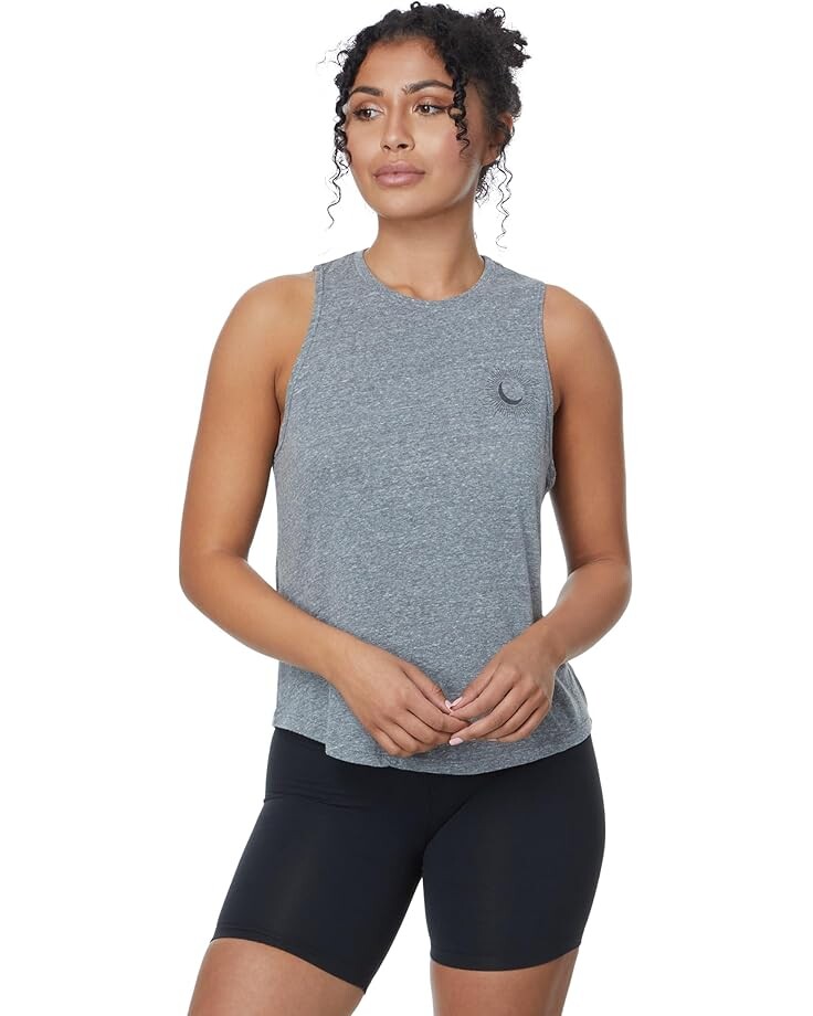 

Топ Spiritual Gangster Harmony Jade Muscle Tank, цвет Heather Grey