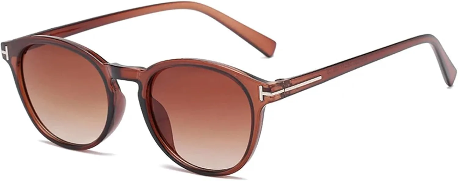 

Новые винтажные круглые солнцезащитные очки для женщин и мужчин, брендовые круглые солнцезащитные очки, женские овальные очки для мужчин и женщин YCMGBH, 7