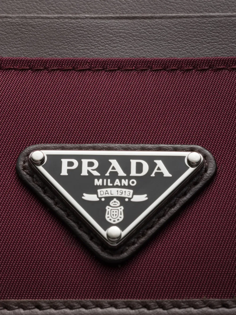 Кардхолдер Speedrock из переработанного нейлона Prada, красный — фото 3