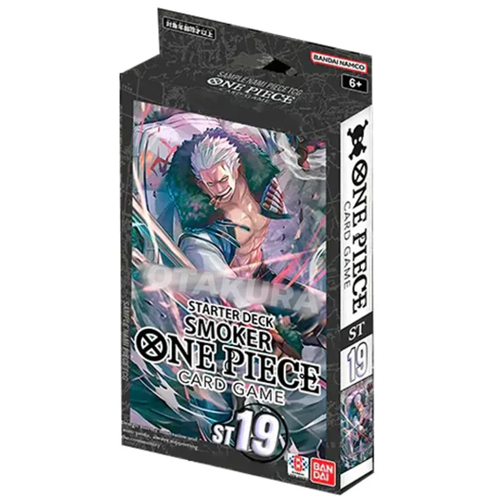 

Карточная игра Bandai One Piece TCG: Black - Smoker Starter Deck [ST-19]