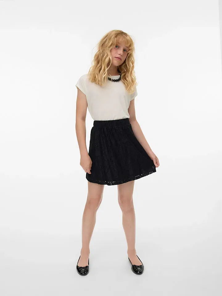 Юбка эластичная Vero Moda Girl, черный
