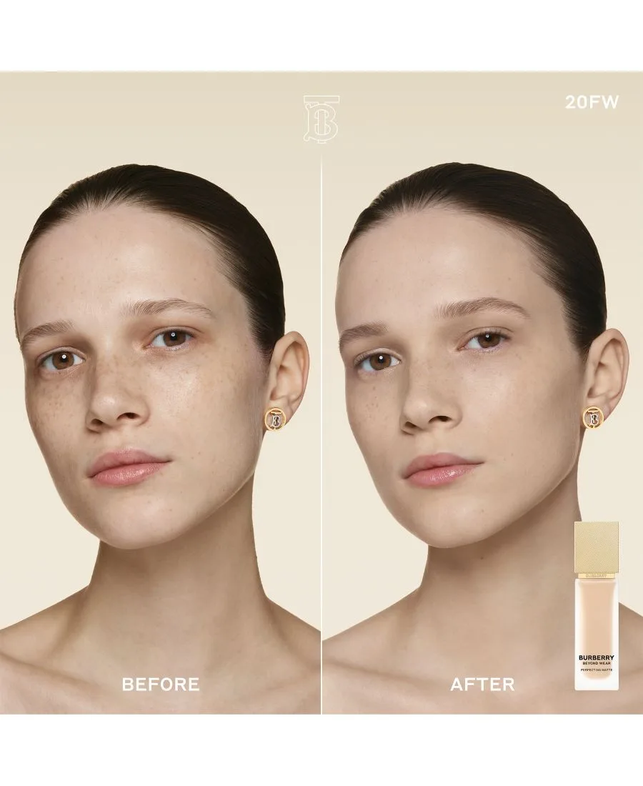 Тональный крем Beyond Wear Perfecting Matte Foundation, 1 унция Burberry, 20 Fair Warm — фото 3